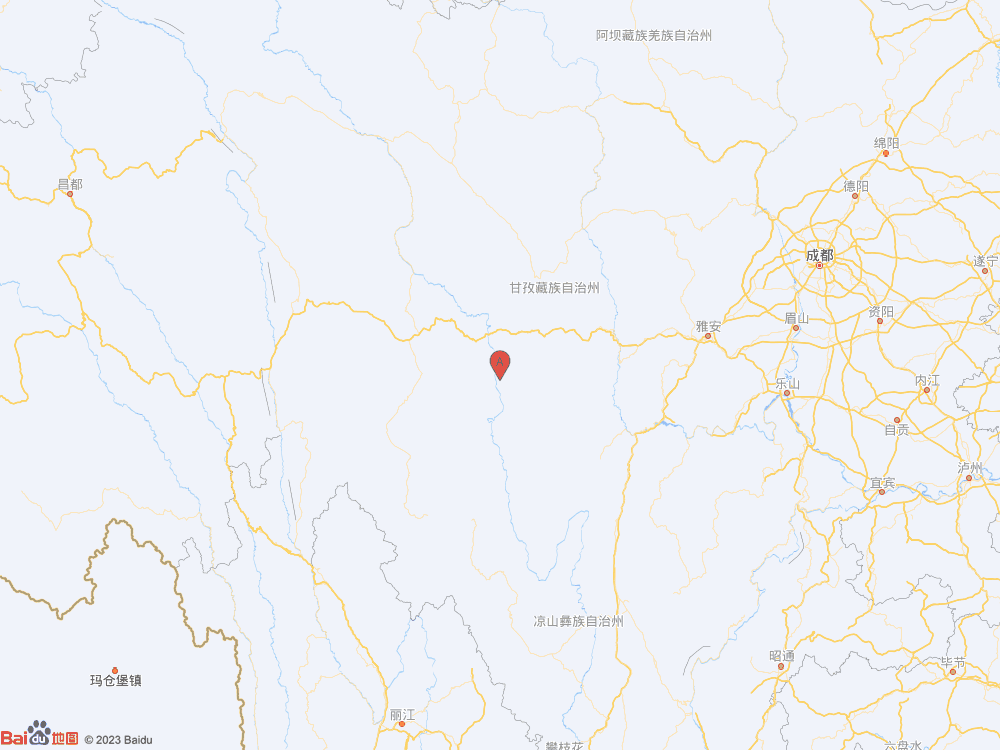 四川甘孜州雅江县（北纬29.71度，东经101.13度）发生3.4级地震